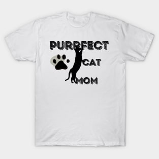 The Purrfect Cat Mom T-Shirt